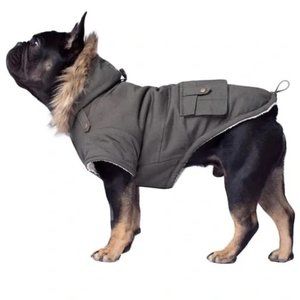 Canada Pooch Alaskan Army Premium Faux Down Insulated Dog Parka